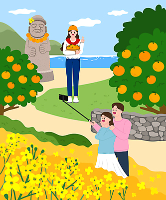 전신 커플 여자 남자 바다 해외여행 포즈 일러스트 휴식 돌담 서기 들기 상반신 성인 해변 세명 제주도 바구니 셀프카메라 돌하르방 유채 브이 제주감귤 감귤나무 국내여행 셀카봉 유채밭 제주도여행 성인만 어깨에손 국내일러스트 AI파일 나무 해외 꽃 여행 컨셉 밭 관계 모션 귤 한국 사람 손짓 담장 사진촬영 돌_바위 특산물 파일형식 벡터