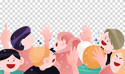 편집 편집이미지 모자 여자 남자 웃음 누끼 여러명 상반신 성인 반짝임 손들기 춤 군중 즐거움 클럽 PNG 성인만 편집소스 잡화 감정 다수 모션 문화예술 표정 사람 파일형식