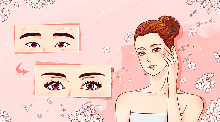 PSD 여자 얼굴 일러스트 한명 손짓 상반신 성인 뷰티 비교 주름 변화 성형수술 눈썹 쌍꺼풀 쌍꺼풀수술 안구 성인여자한명만 국내일러스트 1 컨셉 모션 사람 신체부위 눈_신체부위 수술 여자한명만 성인여자만 파일형식