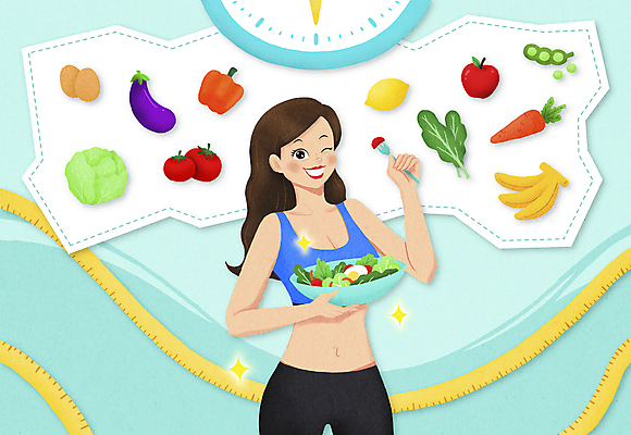 PSD 접시 여자 하늘색 포크 다이어트 토마토 채소 과일 일러스트 가지 파프리카 바나나 줄자 윙크 한명 들기 상반신 성인 운동복 계란 당근 샐러드 레몬 완두콩 양배추 체중계 식단 다이어트음식 케일 성인여자한명만 국내일러스트 1 식기 옷 음식 모션 콩 뿌리채소 표정 자 건강 사람 파란색 알 여자한명만 성인여자만 파일형식