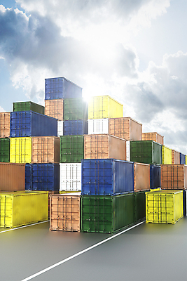 PSD 구름 편집 편집이미지 하늘 사람없음 3D 쌓기 화물 컨테이너 가득함 디지털합성 무역 유통 물류창고 많음 편집소스 물류센터 편집3D 자연요소 산업 컨셉 모션 운송업 창고 파일형식