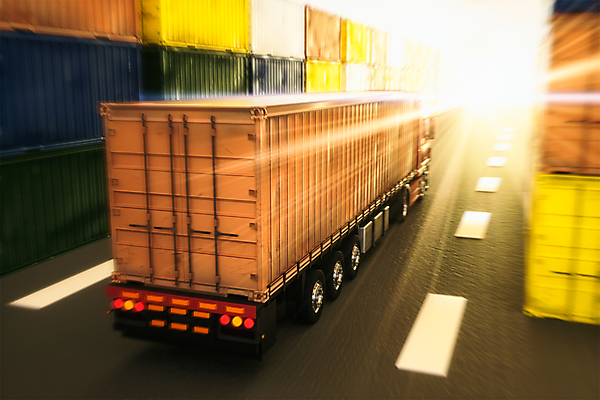 PSD 편집 편집이미지 도로 이동 사람없음 햇빛 3D 트럭 화물 운반 컨테이너 디지털합성 속도 무역 화물트럭 유통 물류창고 편집소스 물류센터 편집3D 산업 길 컨셉 교통시설 자동차 태양 운송업 창고 파일형식