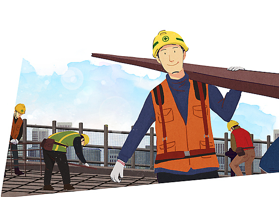 전신 PSD 남자 건축 일러스트 노동자 건설업 작업복 허리숙이기 공사 미소 들기 여러명 상반신 성인 건설현장 작업 운반 안전모 건축자재 철근 건설자재 공사인부 안전조끼 재개발 철골 성인남자만 건설근로자 국내일러스트 직업 옷 산업 다수 모션 표정 숙이기 사람 헬멧 안전장비 남자만 성인만 파일형식