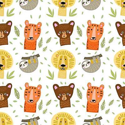 EPS 해외이미지 클립아트 동물 디자인 야생동물 어린이 백그라운드 패턴 일러스트 곰 벽지 표면 추상 디저트 그래픽 장식 빨간색 축하 직물 호랑이 낙서 인쇄 편안함 사자 포장지 니트 그림 질감 손그림 엘리먼트 포장소품 핸드메이드 반복 해외일러스트 음식 컬러 컨셉 상의 무늬 포장 포유류 사람 감각 오브젝트 포장재료 파일형식 벡터 이미지허브