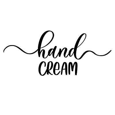 EPS 해외이미지 손글씨 영어 일러스트 캘리그라피 사람없음 뷰티 필기체 핸드크림 레터링 해외일러스트 문자 화장품 파일형식 벡터 이미지허브