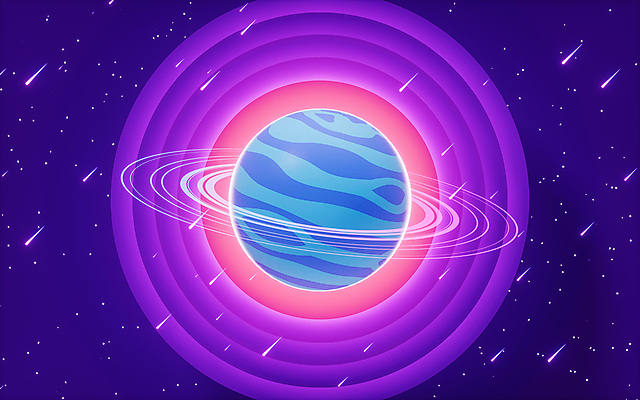 포토 JPG 해외이미지 별 사람없음 3D 우주 보라색 행성 원형 유성 해외포토 자연요소 도형 컬러 디지털합성 파일형식 이미지허브