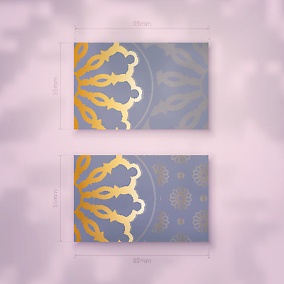 EPS 해외이미지 디자인 백그라운드 패턴 일러스트 명함 사람없음 세트 회색 금색 고급 만다라 목업 해외일러스트 컬러 컨셉 무늬 파일형식 벡터 이미지허브