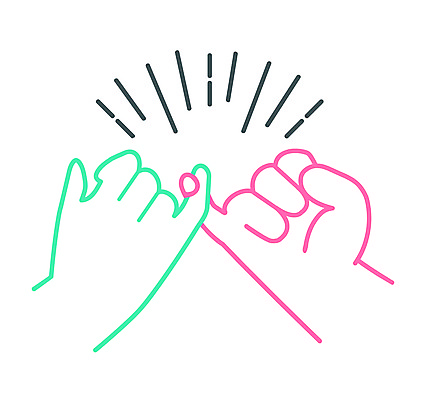 포토 JPG 해외이미지 손 손짓 신체부위 라인아트 약속 새끼손가락 해외포토 선 모션 사람 파일형식 이미지허브