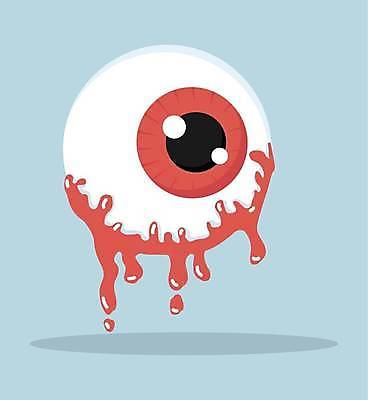 EPS 해외이미지 하늘색 일러스트 건강 사람없음 건강관리 혈액 눈동자 눈건강 해외일러스트 관리 파란색 눈_신체부위 파일형식 벡터 이미지허브