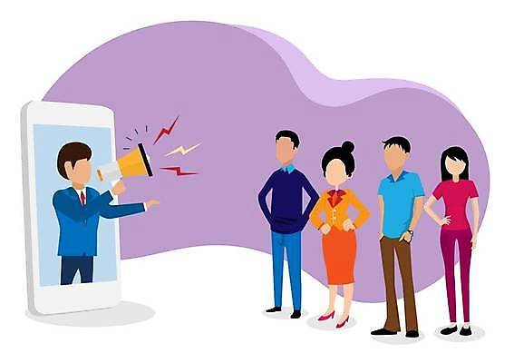 EPS 해외이미지 캐릭터 캠페인 컨셉 일러스트 비즈니스 통신 관계 아이디어 대화 확성기 소리 외침 펼침 정보 업무 비즈니스맨 발표 그룹 메시지 플랫 목표 만화 리더 방송 시끄러움 온라인 일반 승진 소통 경보 마케팅 소셜 주목 해외일러스트 일러캐릭터 남자 모션 말하기 작업 직장인 파일형식 벡터 이미지허브