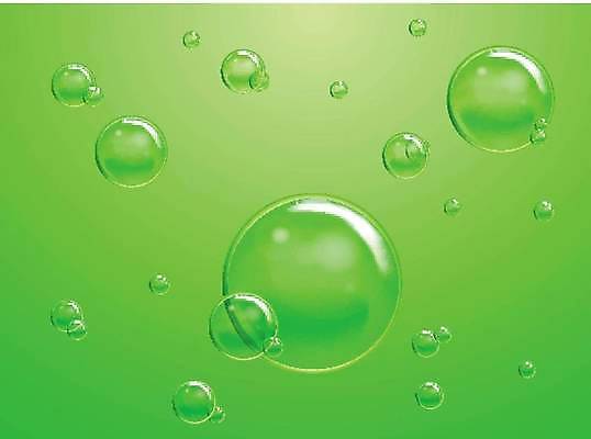 EPS 해외이미지 백그라운드 일러스트 사람없음 연두색 물방울 원형 투명 해외일러스트 도형 초록색 파일형식 벡터 이미지허브