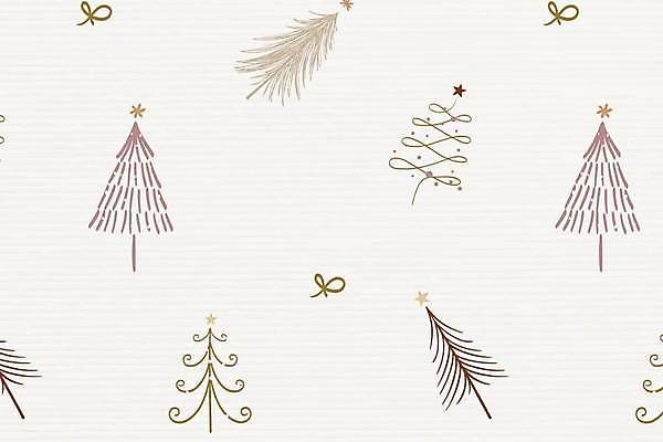 EPS 해외이미지 선 백그라운드 패턴 일러스트 사람없음 크리스마스트리 해외일러스트 크리스마스 무늬 파일형식 벡터 이미지허브