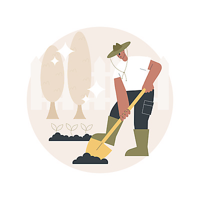 JPG 해외이미지 전신 나무 남자 잎 일러스트 한명 들기 성인 새싹 정원 잡기 삽 심플 조경 정원가꾸기 다듬기 돌봄 뒤뜰 정원사 성인남자한명만 해외일러스트 식물 직업 1 모션 사람 원예 남자한명만 성인남자만 파일형식 이미지허브