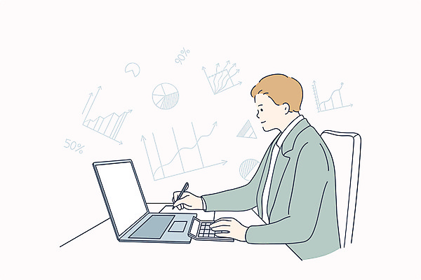 포토 JPG 해외이미지 컨셉 비즈니스 통계 한명 성인 금융 경제 자료 계산기 업무 비즈니스맨 분석 투자 경영 성인남자한명만 해외포토 1 남자 문구용품 사람 장비 작업 직장인 남자한명만 성인남자만 파일형식 이미지허브