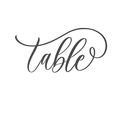 JPG 해외이미지 손글씨 영어 일러스트 캘리그라피 탁자 사람없음 필기체 레터링 해외일러스트 문자 가구 파일형식 이미지허브