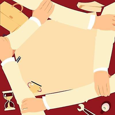 EPS 해외이미지 손 백그라운드 컨셉 서류가방 일러스트 전구 프레임 함께함 신체부위 빨간색 노란색 잡기 플랫 트로피 모래시계 문서 팔 카피스페이스 해외일러스트 모래 시계 컬러 가방 모션 사람 공백 상_우승 파일형식 벡터 이미지허브