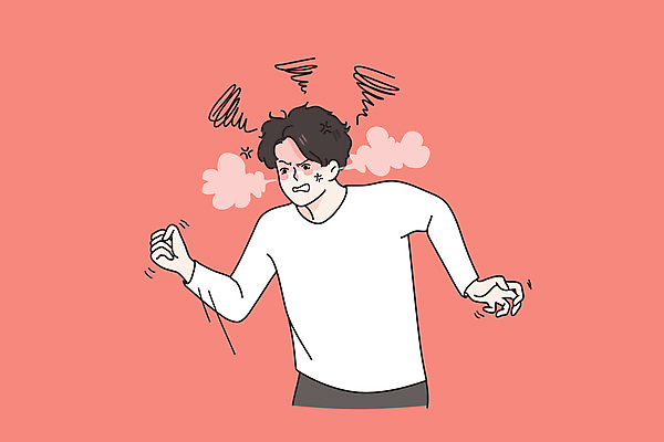 JPG 해외이미지 라이프스타일 남자 일러스트 스트레스 한명 상반신 성인 일상 빨간색 주먹 분노 찡그림 성인남자한명만 해외일러스트 1 감정 컬러 모션 표정 사람 라이프 생활 남자한명만 성인남자만 파일형식 이미지허브