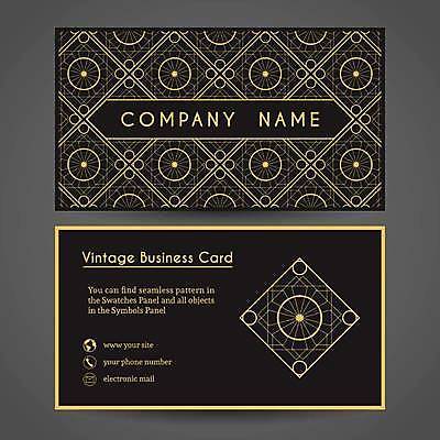 EPS 해외이미지 디자인 패턴 일러스트 사람없음 검은색 금색 고급 스타일 해외일러스트 컬러 컨셉 무늬 파일형식 벡터 이미지허브