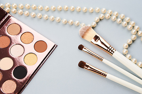 포토 JPG 해외이미지 사람없음 세트 뷰티 화장품 오브젝트 아이섀도 메이크업브러쉬 해외포토 붓 파일형식 이미지허브