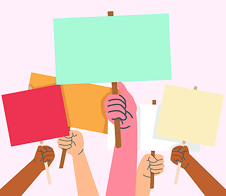 JPG 해외이미지 손 배너 일러스트 프레임 사람없음 신체부위 쪽지 공백 팻말 잡기 메시지 카피스페이스 해외일러스트 모션 사람 파일형식 이미지허브