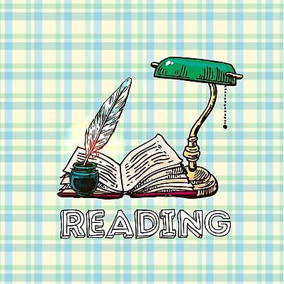 EPS 해외이미지 일러스트 사람없음 책 스탠드 스케치 깃펜 해외일러스트 조명 미술 파일형식 벡터 이미지허브