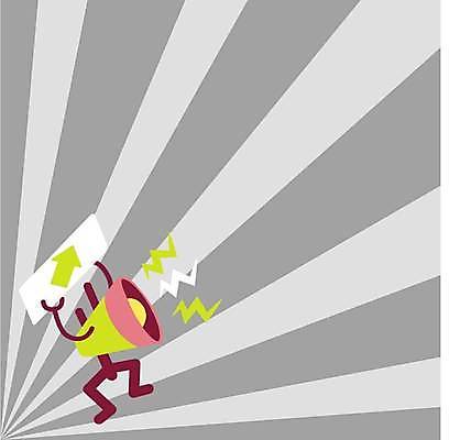 EPS 해외이미지 화살표 백그라운드 일러스트 비즈니스 프레임 들기 사람없음 확성기 외침 팻말 회색 플랫 카피스페이스 해외일러스트 컬러 모션 소리 공백 파일형식 벡터 이미지허브