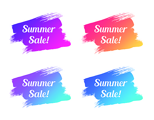 EPS 해외이미지 스티커 일러스트 붓터치 사람없음 세트 컬러풀 라벨 세일 심볼 프로모션 해외일러스트 컬러 프레임 이벤트 파일형식 벡터 이미지허브