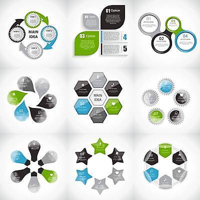 EPS 해외이미지 일러스트 비즈니스 그래프 사람없음 인포그래픽 회색 스마트 해외일러스트 컬러 컨셉 파일형식 벡터 이미지허브