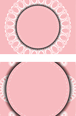 포토 JPG 해외이미지 문양 분홍색 프레임 사람없음 세트 원형 화려 고급 빅토리아 카피스페이스 해외일러스트 도형 컬러 컨셉 공백 파일형식 이미지허브