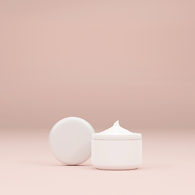 포토 JPG 해외이미지 분홍색 사람없음 3D 화장품 크림 목업 해외포토 컬러 뷰티 디지털합성 파일형식 이미지허브