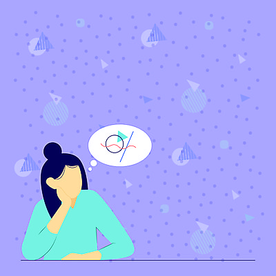 포토 JPG 해외이미지 여자 말풍선 생각 패턴 상상 프레임 한명 상반신 성인 보라색 턱괴기 플랫 얼굴없음 성인여자한명만 카피스페이스 해외포토 1 컬러 무늬 모션 사람 공백 여자한명만 성인여자만 파일형식 이미지허브