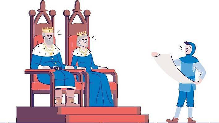 EPS 해외이미지 캐릭터 디자인 커플 선 중년 백그라운드 컨셉 일러스트 동화 아이디어 자 미술 사람 그래픽 축제 흰색 발표 중세 역사 플랫 왕 만화 그림 심플 윤곽 여왕 고립 귀족 기간 얇은 엘리먼트 왕국 전설 해외일러스트 일러캐릭터 컬러 관계 문화예술 문구용품 성인 파일형식 벡터 오브젝트 이미지허브