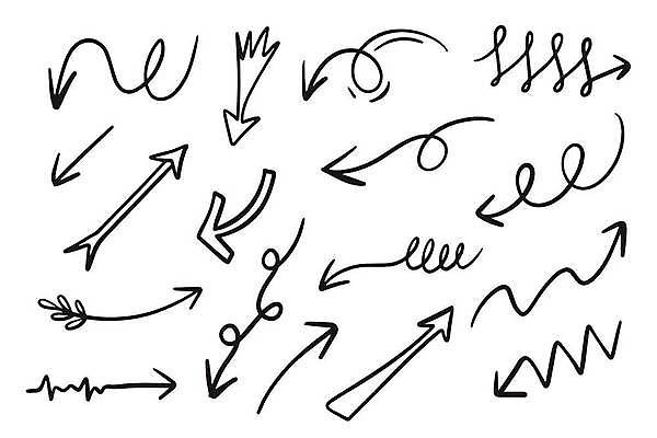 EPS 해외이미지 화살표 일러스트 사람없음 손그림 디자인소스 해외일러스트 파일형식 벡터 편집소스 이미지허브