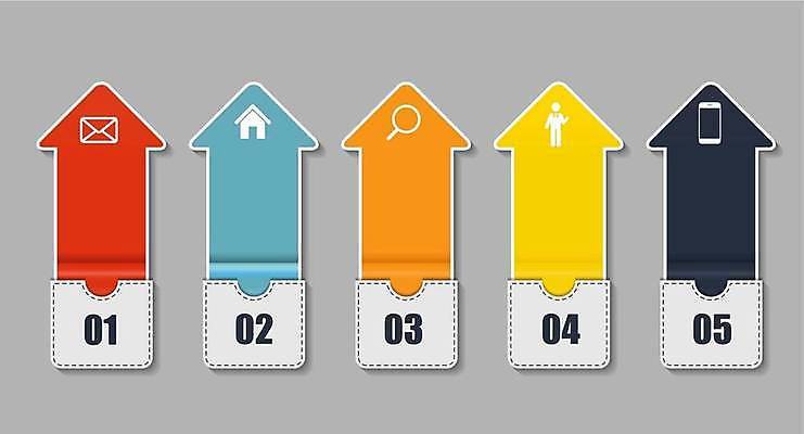 EPS 해외이미지 디자인 화살표 일러스트 비즈니스 사람없음 그래픽 자료 인포그래픽 레이아웃 엘리먼트 해외일러스트 파일형식 벡터 이미지허브