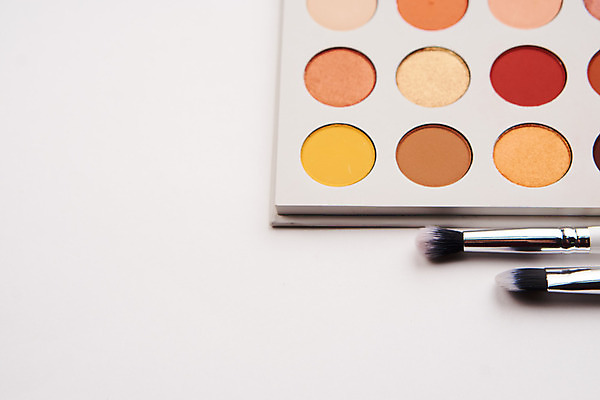 포토 JPG 해외이미지 사람없음 세트 뷰티 화장품 오브젝트 아이섀도 메이크업브러쉬 해외포토 붓 파일형식 이미지허브