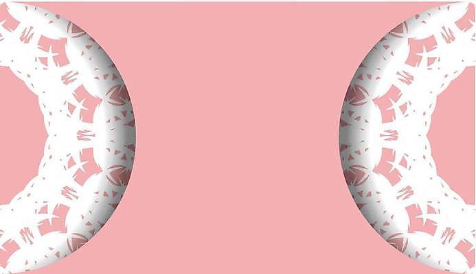 EPS 해외이미지 문양 분홍색 일러스트 프레임 사람없음 화려 고급 빅토리아 카피스페이스 해외일러스트 컬러 컨셉 공백 파일형식 벡터 이미지허브