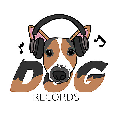 JPG 해외이미지 한마리 반려견 음표 일러스트 타이포그라피 사람없음 반려동물 헤드폰 음악감상 강아지 잭러셀테리어 해외일러스트 동물 문자 1 기호 음악 음향기기 감상 개 테리어 파일형식 이미지허브