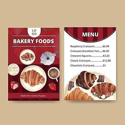 EPS 해외이미지 접시 포스터 커피 일러스트 딸기 디저트 사람없음 빨간색 초콜릿 카페 크루아상 메뉴판 버터 모카포트 크루아상샌드위치 해외일러스트 식기 음료 음식 빵 컬러 과일 주전자 샌드위치 상점 파일형식 벡터 이미지허브