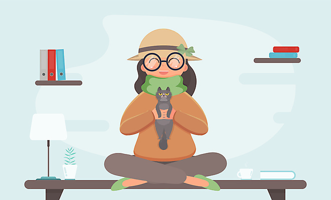 포토 JPG 해외이미지 전신 우먼라이프 여자 요가 휴식 건강 한명 들기 성인 책 목도리 스탠드 편안함 명상 가부좌 성인여자한명만 안경낌 반려묘 해외포토 1 라이프스타일 웰빙 잡화 안경 컨셉 모션 조명 사람 앉기 반려동물 고양이 감각 여자한명만 성인여자만 파일형식 이미지허브