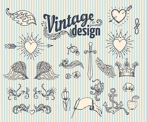 JPG 해외이미지 디자인 꽃 리본 일러스트 왕관 화살 미술 사람없음 장식 세트 라벨 다양 하트 깃발 빈티지 화려 클래식 사과 크루아상 복고 닻 엘리먼트 해외일러스트 모양 식물 빵 다수 컨셉 과일 문화예술 프레임 파일형식 이미지허브