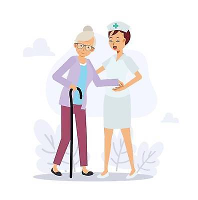 EPS 해외이미지 라이프스타일 여자 행복 할머니 컨셉 유니폼 신체 일러스트 주택 건강 병원 사랑 미소 사람 성인 치료 건강관리 환자 간호사 도움 플랫 질병 장애인 은퇴 간호 서비스 돌봄 옛날 지원 헬프 해외일러스트 옷 노년 감정 의학 모션 표정 관리 건물 생활 의료진 장애 파일형식 벡터 이미지허브
