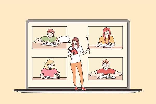 EPS 해외이미지 캐릭터 학생 라이프스타일 여자 교육 과학 컨셉 인터넷 일러스트 통신 교실 학교 수업 거리 사람 앉기 노트북 학습 스터디 컴퓨터 디지털 교사 공책 정보 업무 네트워크 가르침 강의 만화 서비스 대학교 온라인 온라인강의 이러닝 프리랜서 웨비나 해외일러스트 일러캐릭터 직업 모션 문구용품 생활 전자제품 작업 세미나 파일형식 벡터 언택트 오브젝트 이미지허브