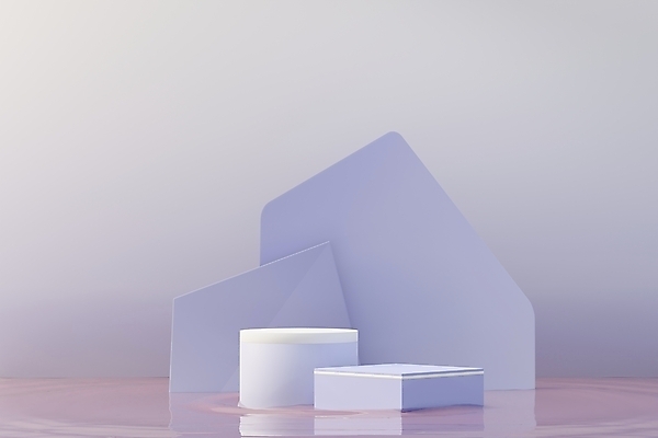 포토 JPG 해외이미지 디자인 백그라운드 컨셉 추상 사람없음 장식 3D 보라색 무대 오브젝트 단상 파스텔톤 포디움 목업 해외포토 컬러 무늬 디지털합성 파일형식 이미지허브