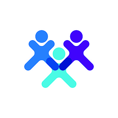 포토 JPG 해외이미지 비즈니스 추상 사람모양 함께함 사람없음 파란색 심볼 연대 브랜딩 해외포토 모양 컬러 컨셉 무늬 파일형식 이미지허브