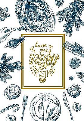 EPS 해외이미지 식기 접시 포크 크리스마스 일러스트 나뭇잎 사람없음 장식 선물상자 스케치 솔방울 칠면조 해외일러스트 기념일 잎 조류 선물 미술 상자 파일형식 벡터 이미지허브