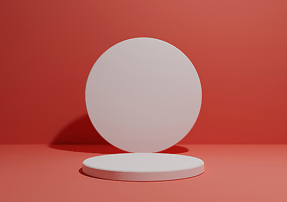 JPG 해외이미지 일러스트 사람없음 빨간색 3D 원형 심플 단상 해외일러스트 해외포토 포토 도형 컬러 디지털합성 파일형식 이미지허브