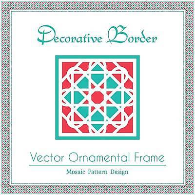 EPS 해외이미지 디자인 백그라운드 패턴 일러스트 프레임 타이포그라피 사람없음 장식 초록색 화려 기하학 엘리먼트 해외일러스트 문자 컬러 컨셉 무늬 파일형식 벡터 이미지허브