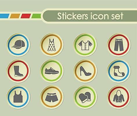 EPS 해외이미지 모자 드레스 옷 장갑 신발 스티커 셔츠 일러스트 반바지 바지 양말 부츠 정장 세트 유행 라벨 재킷 청바지 직물 원형 속옷 스웨터 심볼 스니커즈 캡모자 손모아장갑 해외일러스트 도형 모자_잡화 잡화 운동화 상의 하의 프레임 외투 파일형식 벡터 이미지허브