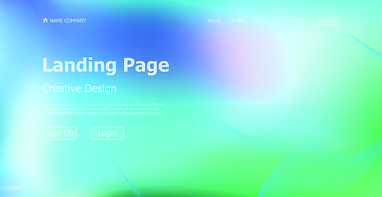 EPS 해외이미지 디자인 백그라운드 일러스트 사람없음 그래픽 컬러풀 홈페이지 그라데이션 인터페이스 해외일러스트 컬러 파일형식 벡터 이미지허브