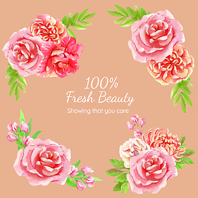 JPG 해외이미지 꽃 잎 일러스트 사람없음 분위기 손그림 감성 해외일러스트 식물 컨셉 파일형식 이미지허브